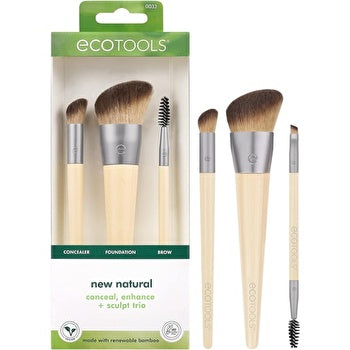 EcoTools New Natural Conceal Enhance & Sculpt Trio - Sada štětců 0ml