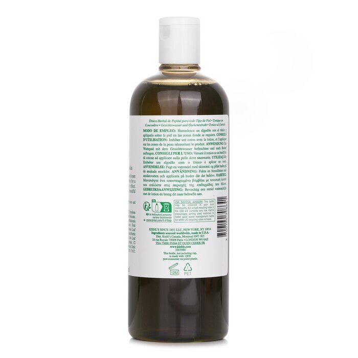 Kiehl's Cucumber Herbal Alcohol-Free Toner - For Dry or Sensitive Skin Types 500ml/16.9oz