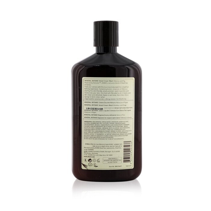 Ahava Mineral Botanic Cream Wash Hibiscus & Fig 500ml