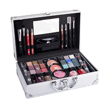 2K Fabulous Beauty Train Case Set Complete Makeup Palette 66.9g