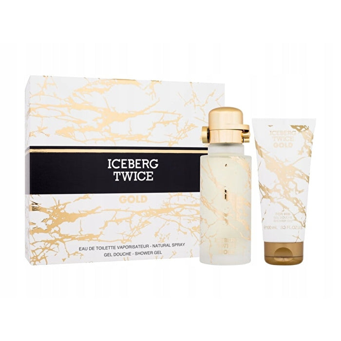 Iceberg Twice Gold Gift Set Eau De Toilette 125ml And Shower Gel 100ml 125ml