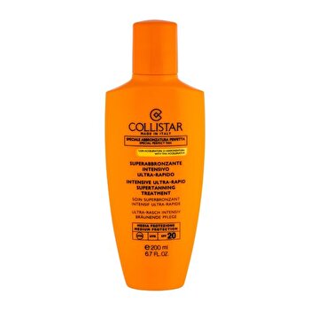 Collistar Intensive Ultra-rapid Supertanning Treatment Spf20 200ml