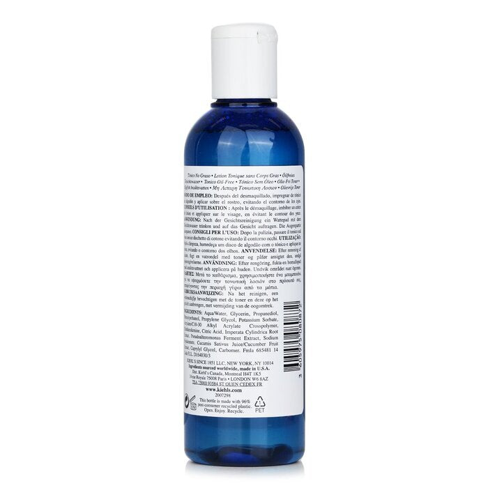 Kiehl's Ultra Facial Oil Free Toner For Normal To Oily Skin Types 250ml