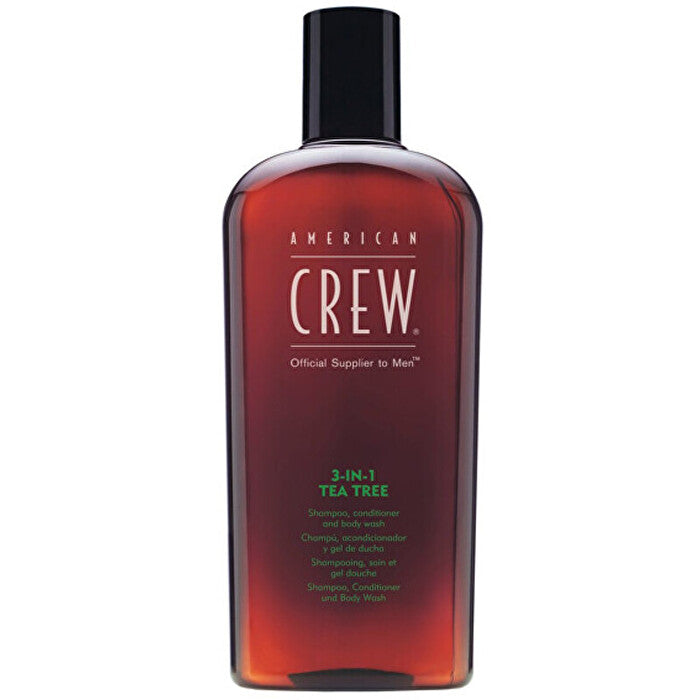 American Crew Shampoo Conditioner & Body Wash - Shampoo With Tea Tree 3in1 1000ml