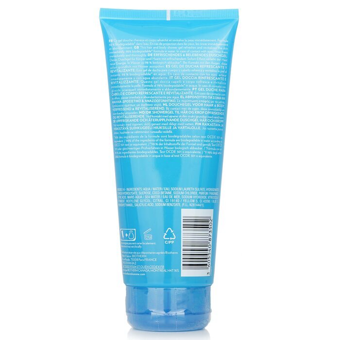 Biotherm Homme Aquafitness Instant Revitalizing Shower Gel 200ml/6.76oz
