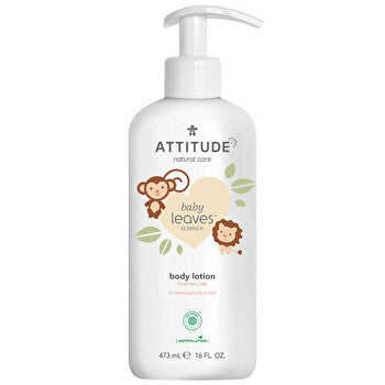 Attitude Baby Leaves Kids Body Lotion With Pear Juice Scent 473ml – New