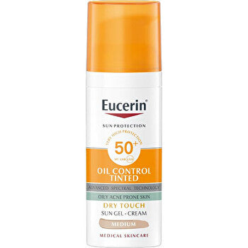 Eucerin Sun Oil Control Tinted Sun Gel-cream Spf 50+