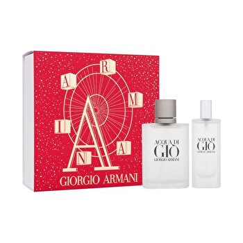 Armani Acqua Di Gio Man Gift Set Eau De Toilette 50ml And Miniature Eau De Toilette 15ml 50ml