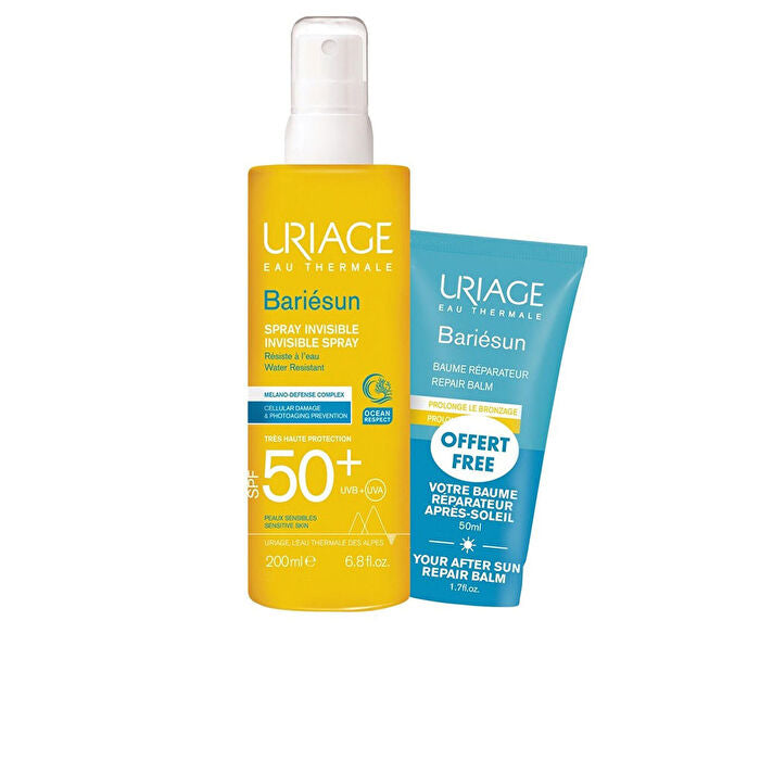 Uriage Bariesun After Sun Repair Balm & Invisible Spray Spf 50+ Set - Sada Pro Dokonale Opálení 250ml