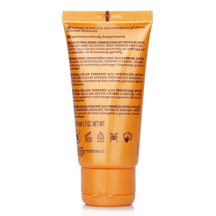 Nuxe Sun Melting Sun Cream Spf50 Face 50ml