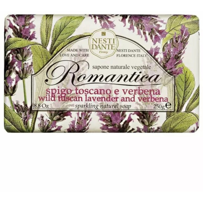 Nesti Dante Romantica Natural Soap Wild Tuscan Lavender & Verbena 250ml