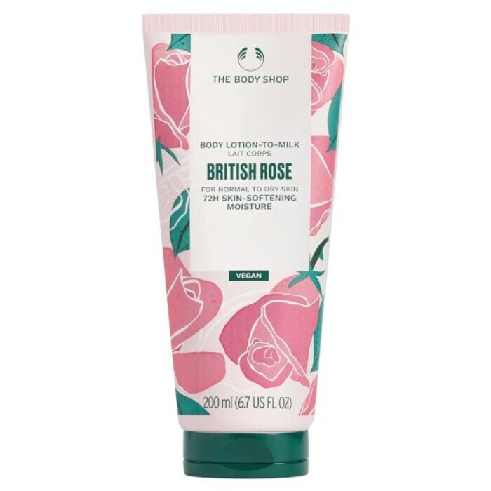 The Body Shop British Rose Body Lotion - Normal To Dry Skin 200ml