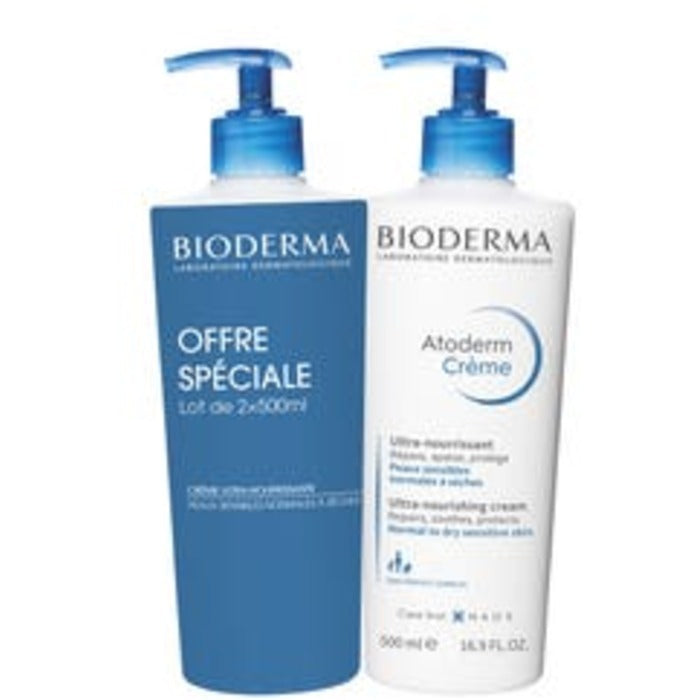Bioderma Atoderm Ultra-nourishing Moisturising Cream Duopack 1000ml