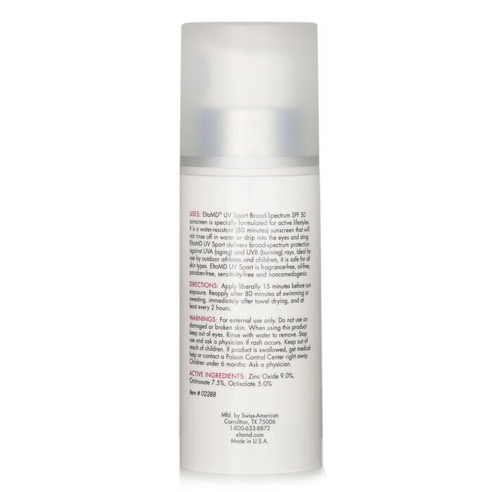 Elta Md Eltamd Uv Sport Broad-spectrum Spf 50 All Skin Types 198g