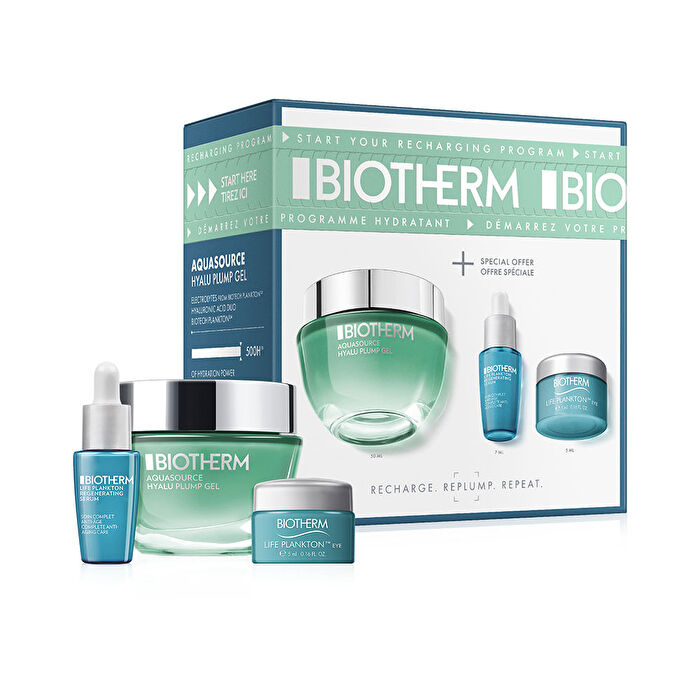 Biotherm Aquasource Hyalu Plump Gel Set - Skincare Gift Set