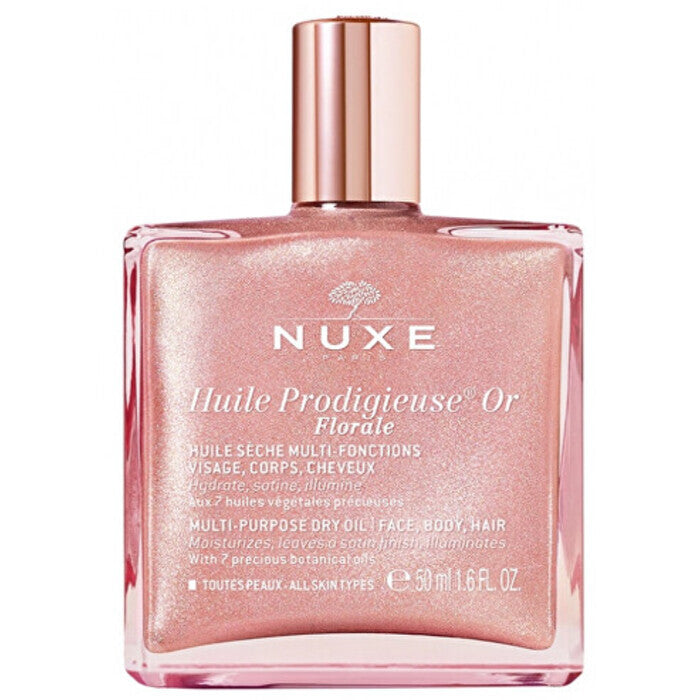 Nuxe Huile Prodigieuse Or Florale Multi Purpose Face Body Hair Dry Oil 50ml/1.6oz