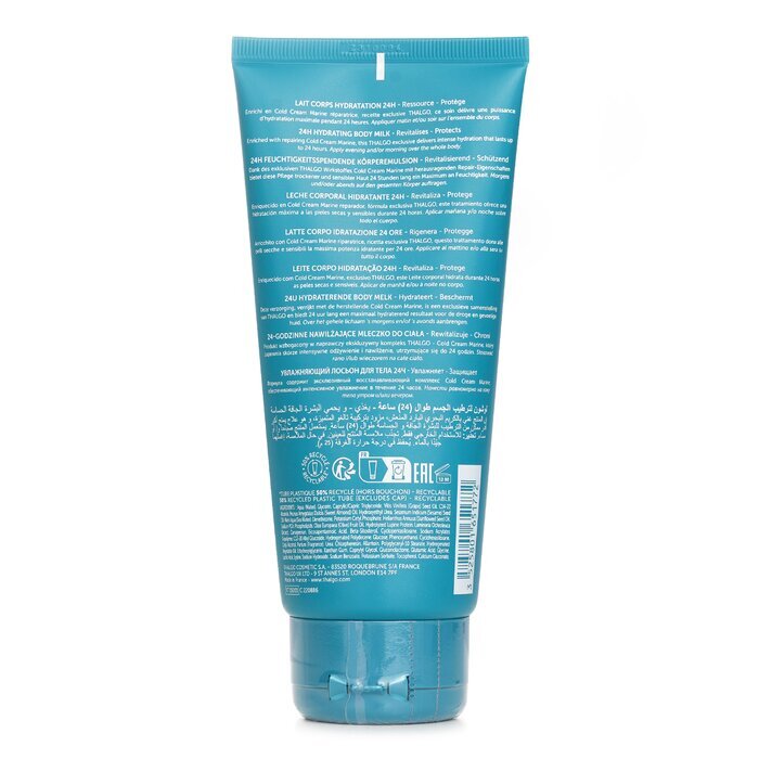 Thalgo Cold Cream Marine 24H Hydrating Body Milk - For Dry, Sensitive Skin 200ml/6.76oz