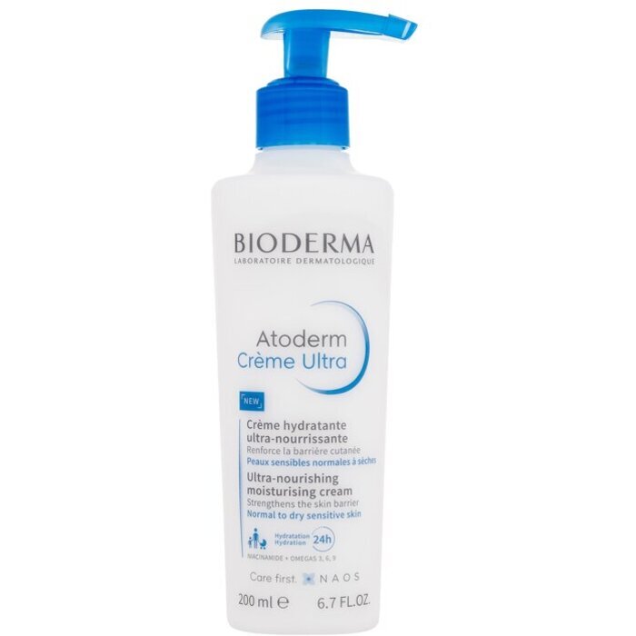 Bioderma Atoderm Creme Ultra Ultra-nourishing Moisturizing Cream With A Pump 200ml