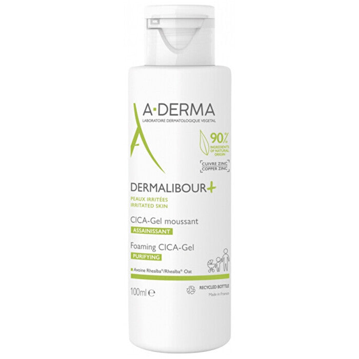 A-Derma Dermalibour+ Foaming Cica Gel - Čisticí Pěnivý Gel 100ml