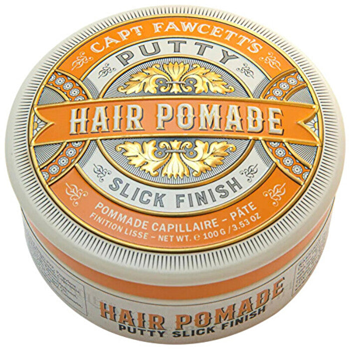 Captain Fawcett Putty Slick Finish Hair Pomade - Pomáda Pro Lesk Hustých Vlasů 100.0g