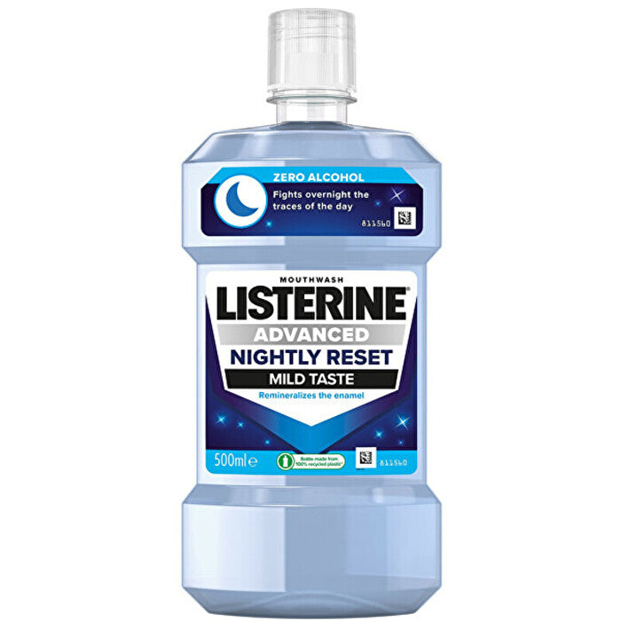 Listerine Advanced Nightly Reset Mild Taste Mouthwash 500ml