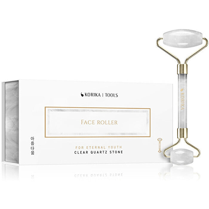 Korika Face Roller ( White ) - Masážní Váleček Na Obličej Z čisteho Křemene