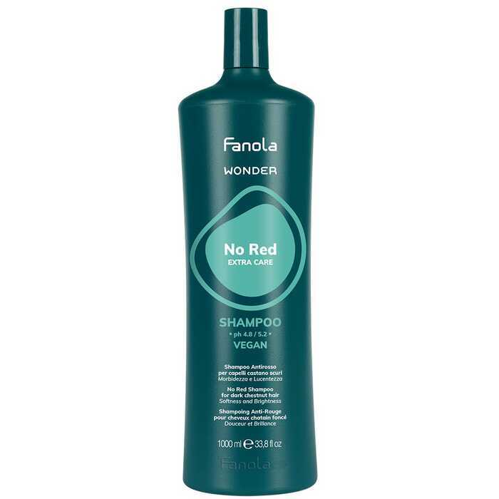 Fanola Wonder No Red Extra Care Shampoo - Neutralizující šampon Pro Tmave Vlasy 350ml