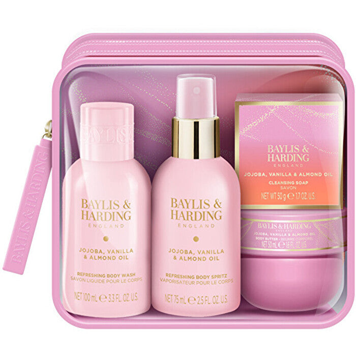 Baylis & Harding Jojoba Body Care Gift Set ( Jojoba Vanilla & Almond Oil )
