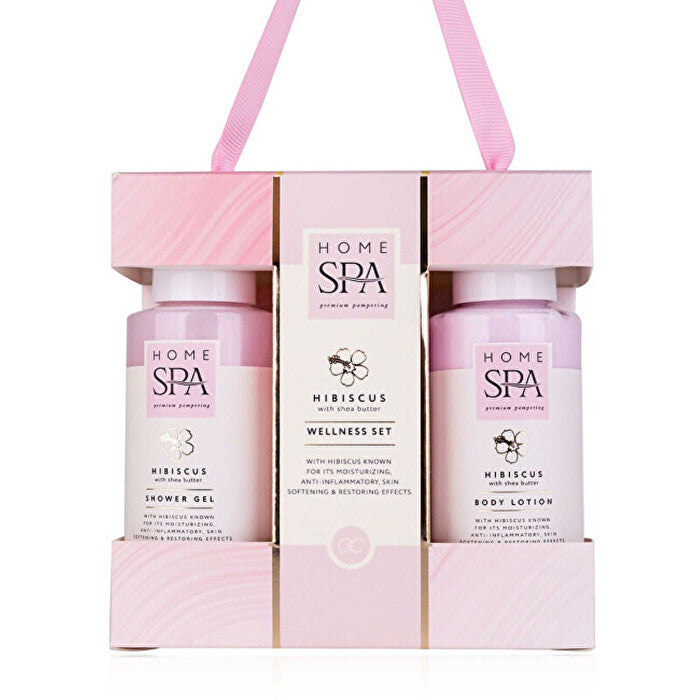 Accentra Hibiscus Home Spa Bath Care Set - Dárková Sada Koupelove Peče