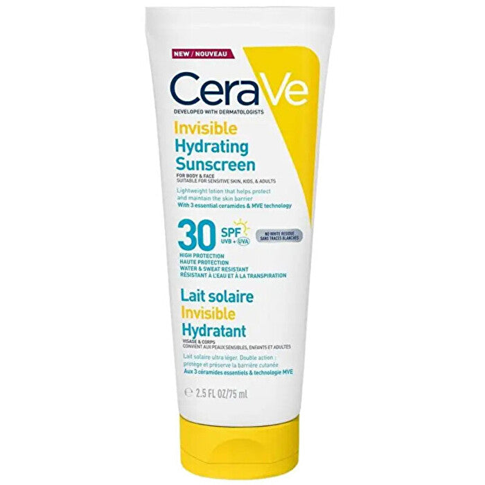 CeraVe Invisible Hydrating Sunscreen Spf 30 75ml