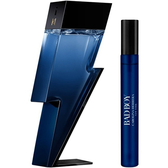 Carolina Herrera Bad Boy Cobalt Electrique Dárková Sada Eau De Parfum 100ml A Miniaturka Eau De Parfum 10ml 100ml