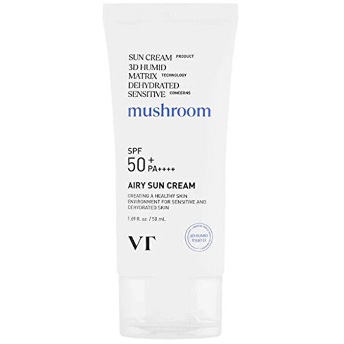 VT Cosmetics Airy Sun Mushroom Cream Spf 50+ - Zklidňující Krem 50ml