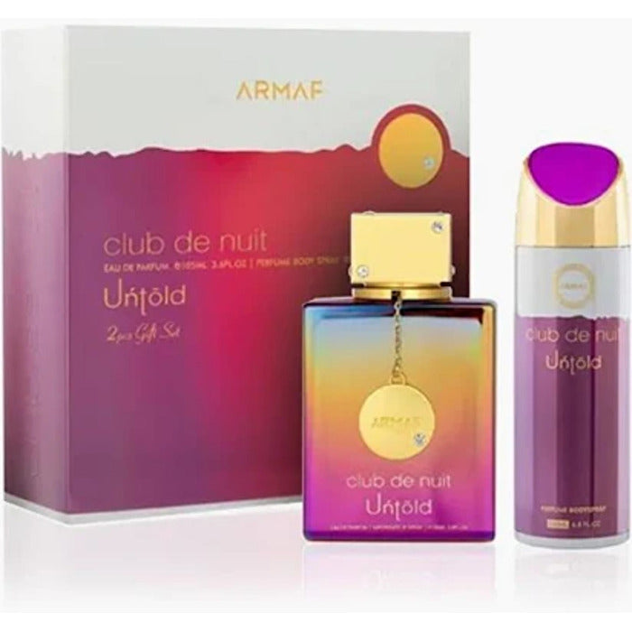 Armaf Club De Nuit Untold Dárková Sada Eau De Parfum 105ml A Tělový Sprej 200ml 105ml