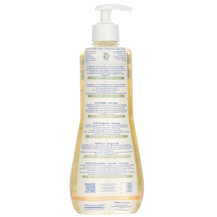 Mustela Cleansing Oil Dry Skin 500ml