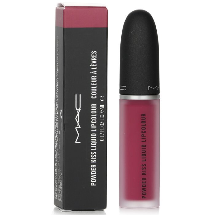 MAC Powder Kiss Liquid Lipcolour - # 988 A Little Tamed 5ml/0.17oz