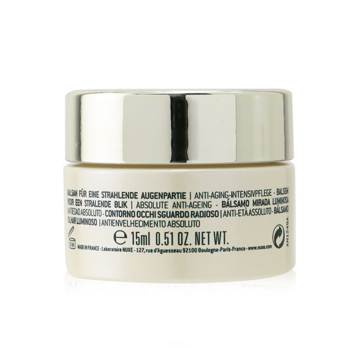 Nuxe Nuxuriance Gold Radiance Eye Balm Ultimate Anti-aging Brightens Smoothes Revitalises 15ml