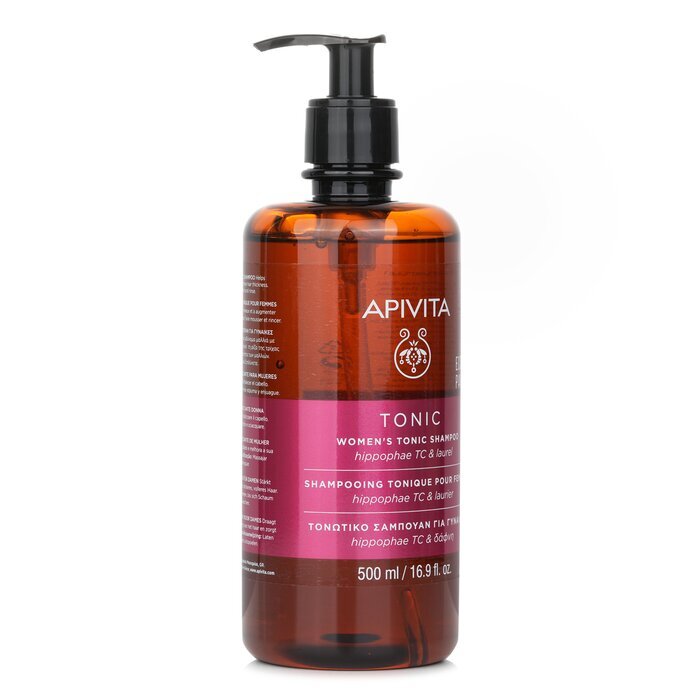 Apivita Women's Tonic Shampoo with Hippophae TC & Laurel (Helps Improve Hair Thickness) 500ml/16.9oz