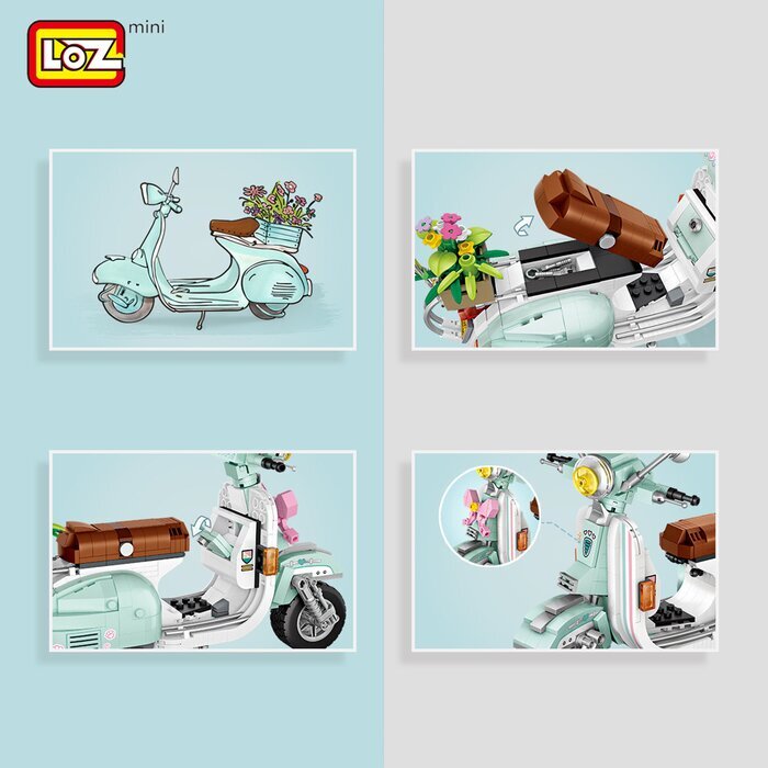 LOZ Creator - Scooter Building Bricks Set 15 x 20 x 8cm