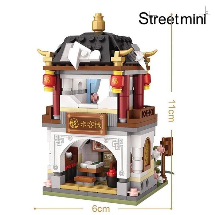 LOZ Ancient China Street Series - Inn Building Bricks Set 22 x 19 x 5 cm