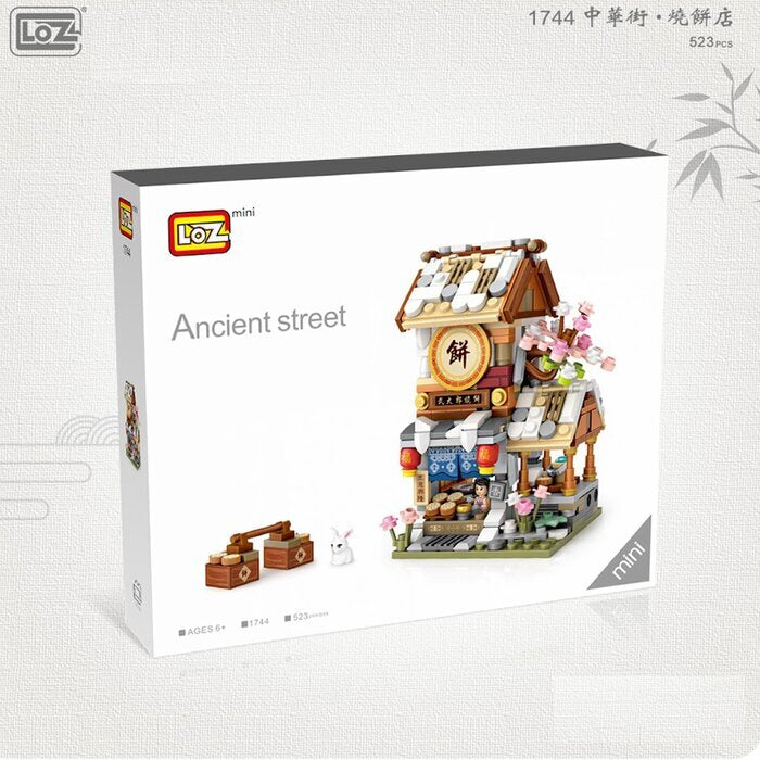 LOZ Ancient China Street Series - Biscuits Building Bricks Set 22 x 19 x 5 cm