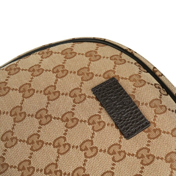 Gucci TOP ZIP BACKPACK MONOGRAM 449906 Camel