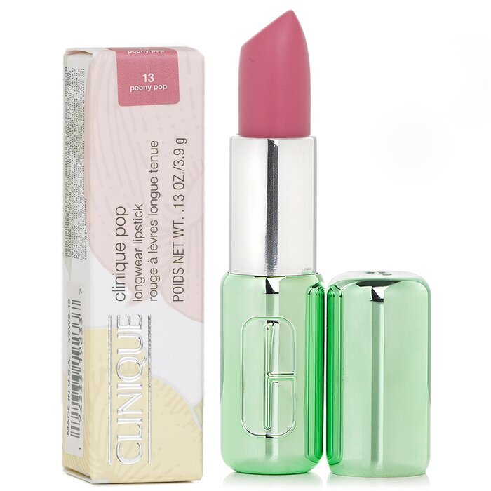 Clinique Pop Longwear Lipstick Matte��- # 13 Peony Pop 3.9g/0.13oz