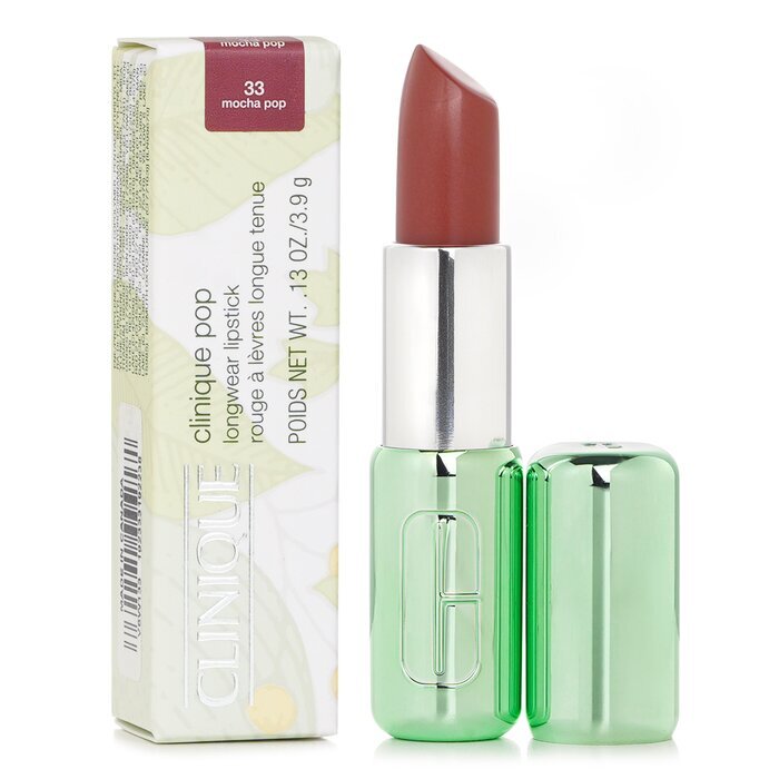 Clinique Pop Longwear Satin Lipstick #33 Mocha Pop 3.9g