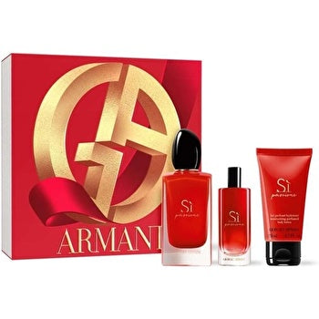 Armani Sí Passione Gift Set Eau De Parfum 100ml Body Lotion 50ml And Miniature Eau De Parfum 15ml 100ml