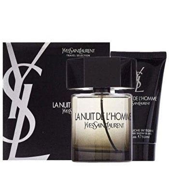 Yves Saint Laurent La Nuit L'homme 2pc Set - Eau De Toilette & Shower Gel 50ml 100ml