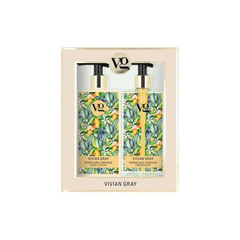Vivian Gray Sparkling Orange Cream Soap & Hand Lotion Set