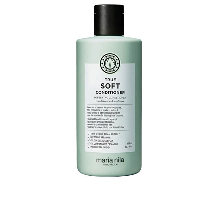 Maria Nila True Soft Conditioner (dry Hair) - Moisturizing Conditioner With Argan Oil 300ml