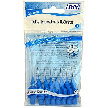 TePe Interdental Brush Normal ( 0 6 Mm Blue ) - Interdental Toothbrushes 8.0ks