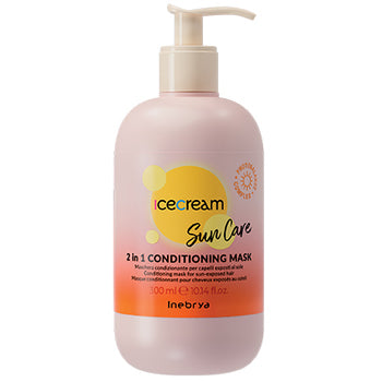 Inebrya Ice Cream Sun Care 2 In 1 Conditioning Mask - Sun-exposed Hair 300ml
