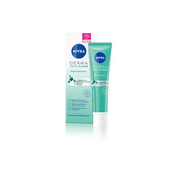Nivea Derma Skin Clear Night Exfoliator 40ml